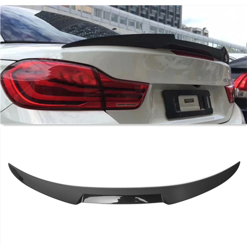 For BMW 4 Series  rear spoiler 2015-2020 F33 Coupe 2 Door M4 style Dry Carbon Fiber Rear Spoiler F33 Spoiler