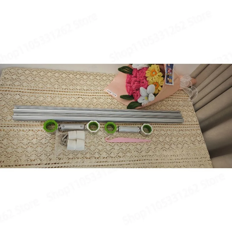 Cross Stitch Upgraded 35mm Round Tube Side Bar M Frame Hoop Stand Adjustable Embroidery Tool Set