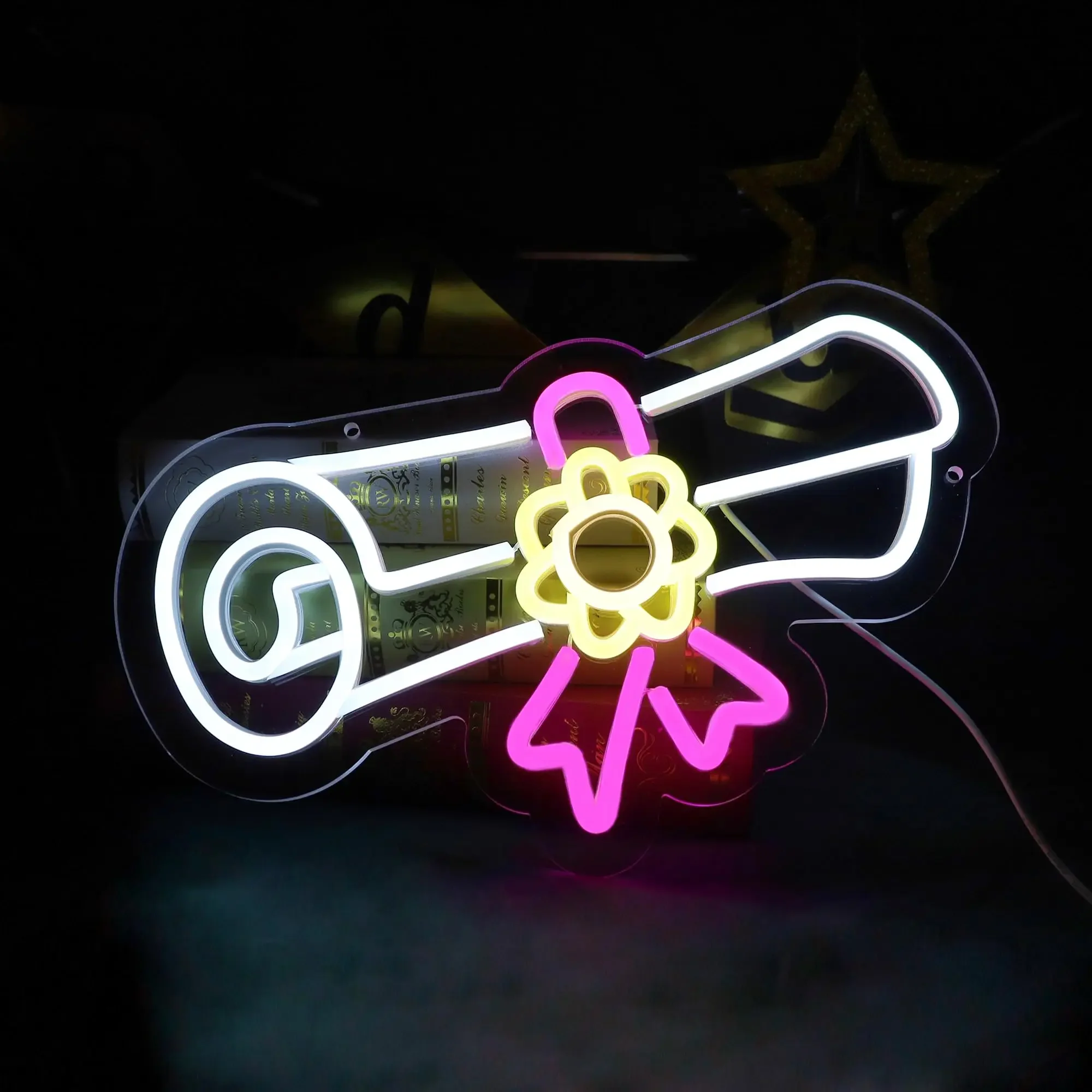 卒業証明書ネオンサインおめでとうネオンライトサイン卒業装飾-usb-調光可能卒業生装飾ギフト