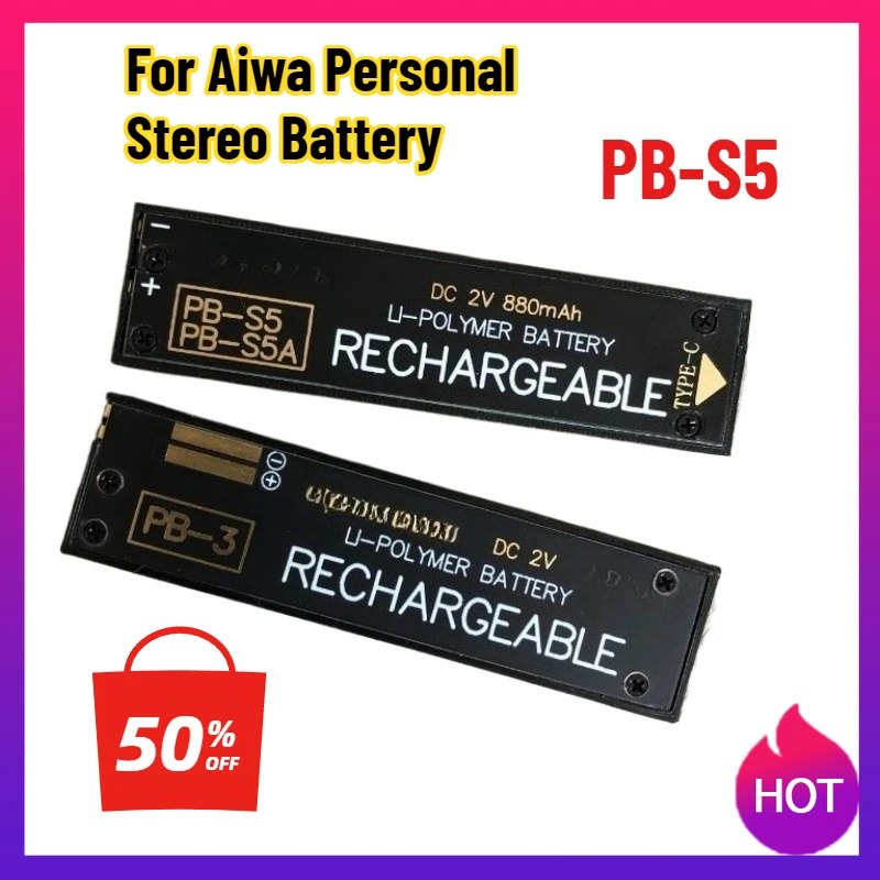 

PBS5 PB-S5 Battery for Aiwa Personal Stereo RX70 PX70 PX610 PX720 PL77 PL55 JX705 JX707 JX810 JX828 JX849 JX929 PX1000