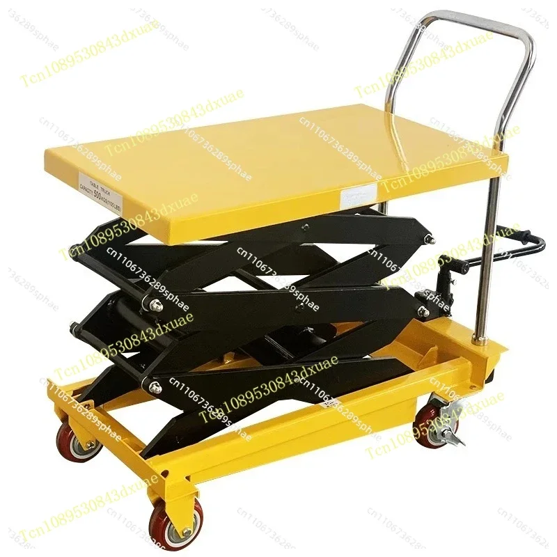 Manual Hydraulic Lift Table Scissor Lift Platform Hand Push Mobile Workbench for Molds