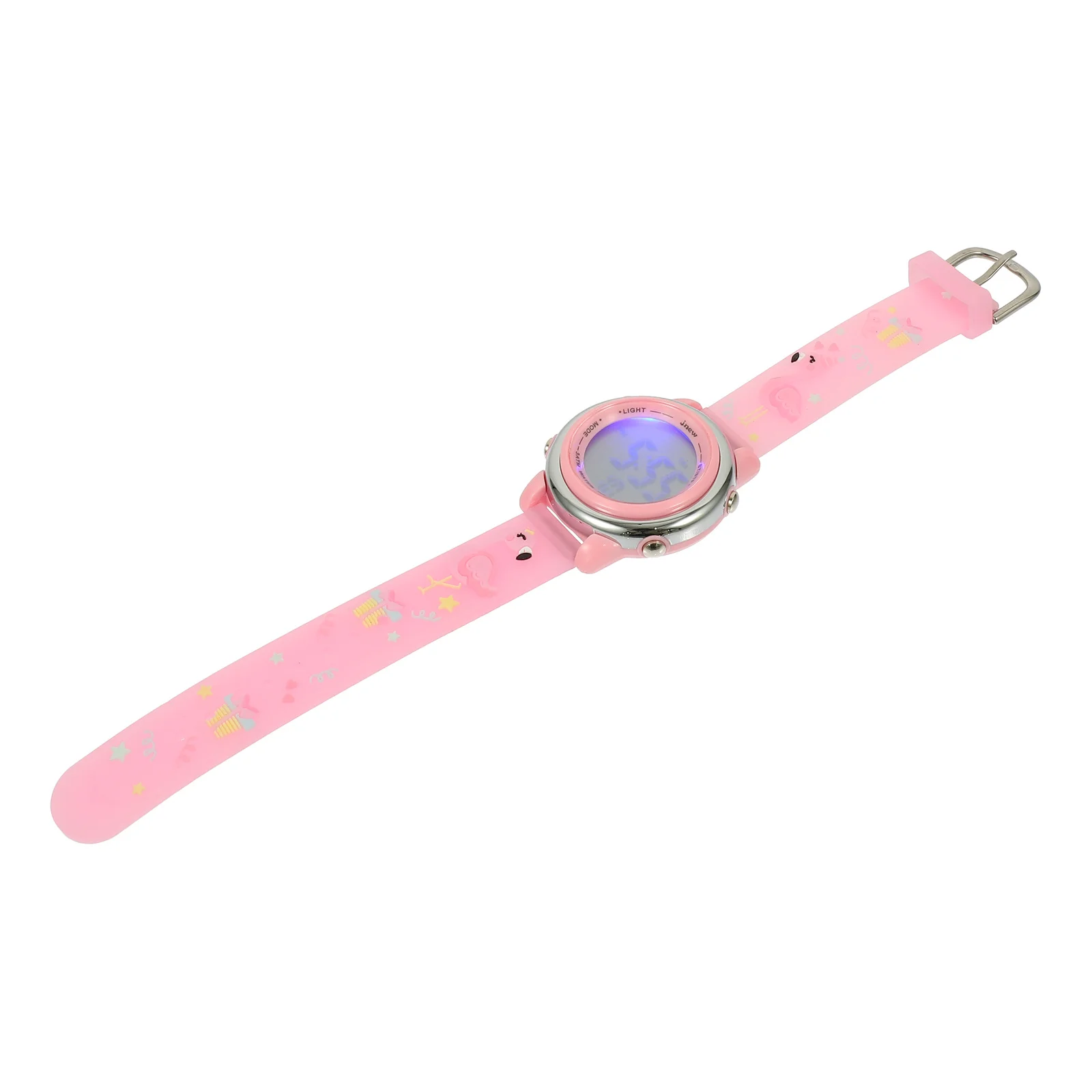 Cartoon Watch Lightweight Portable Adjustable Led Digital Waterproof Timepiece For Student Gift