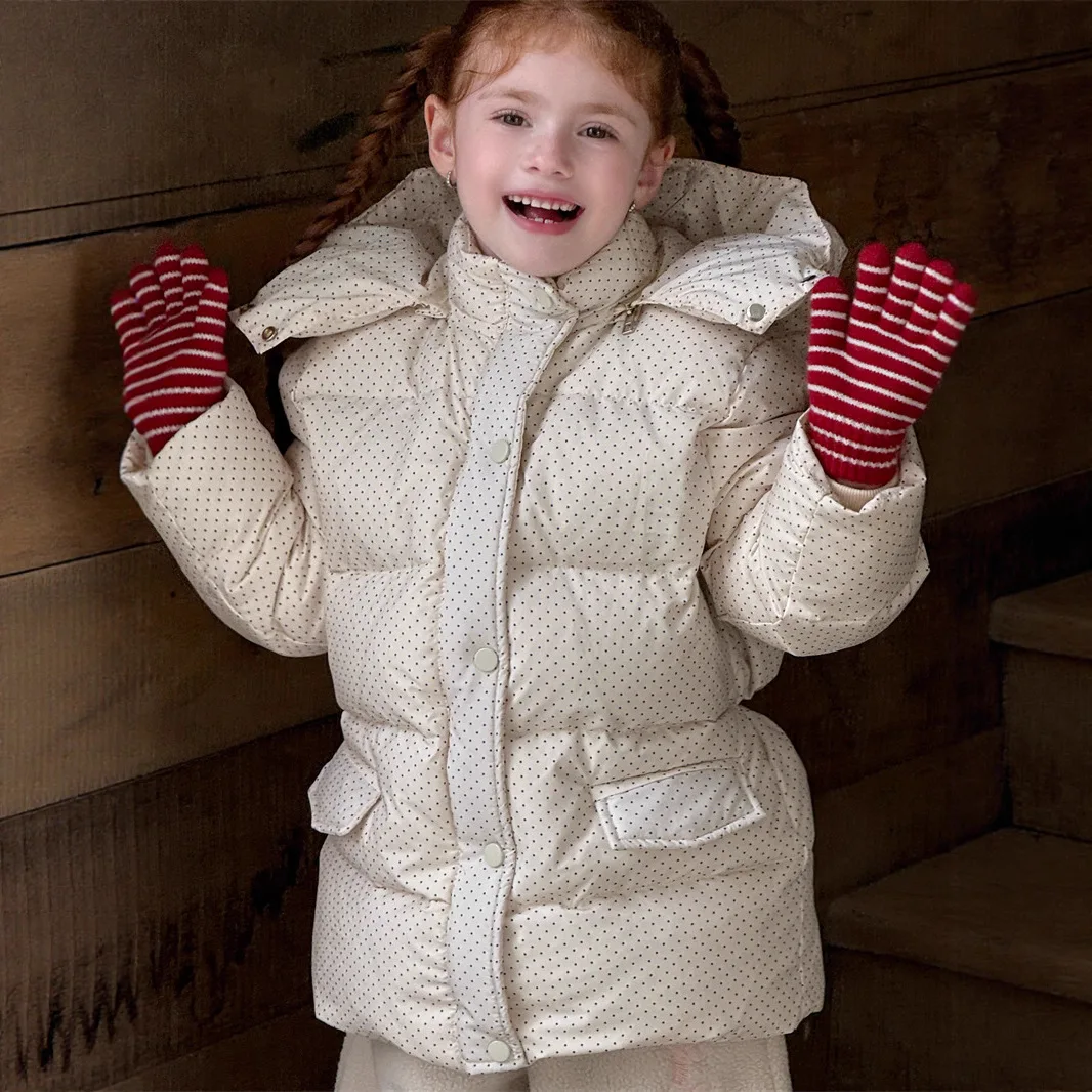 

UNITIM Kid Baby Girl Down Jacket 90% White Duck Hooded Windproof Children 3-8Y Girl Down Coat Thick Warm Teenager Girl Outerwear