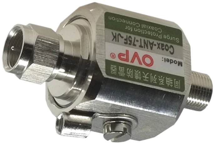 

OVP cable TV lightning protector satellite antenna high frequency head surge protector F head antenna feed signal arrester