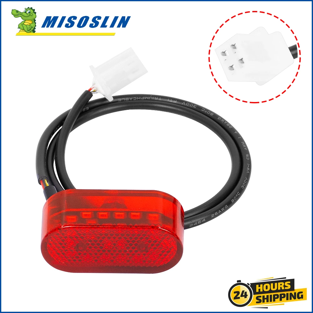 Electric Scooter Rear TailLight LED Brake Light for Speedway / Rockway / Dual Crossover Back Fender Wheel Lamp Accessories