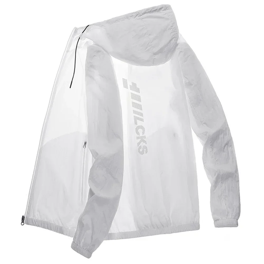 

Breathable Coat Men Sports Jacket Outdoor Sports Camping Trip M Thin Sun Protection Coat Coat Lightweight Fabric