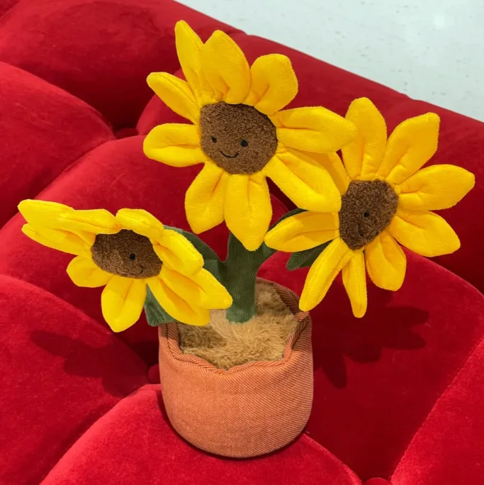 Artificial potted sunflower housewarming decoration ornament home decoration accessories living room decoration desk decor
