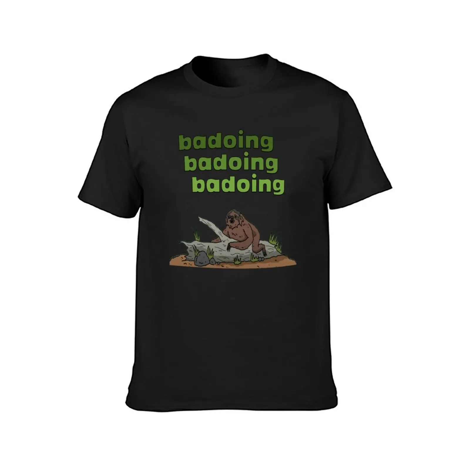 badoing T-Shirt plus sizes plain Men's clothing