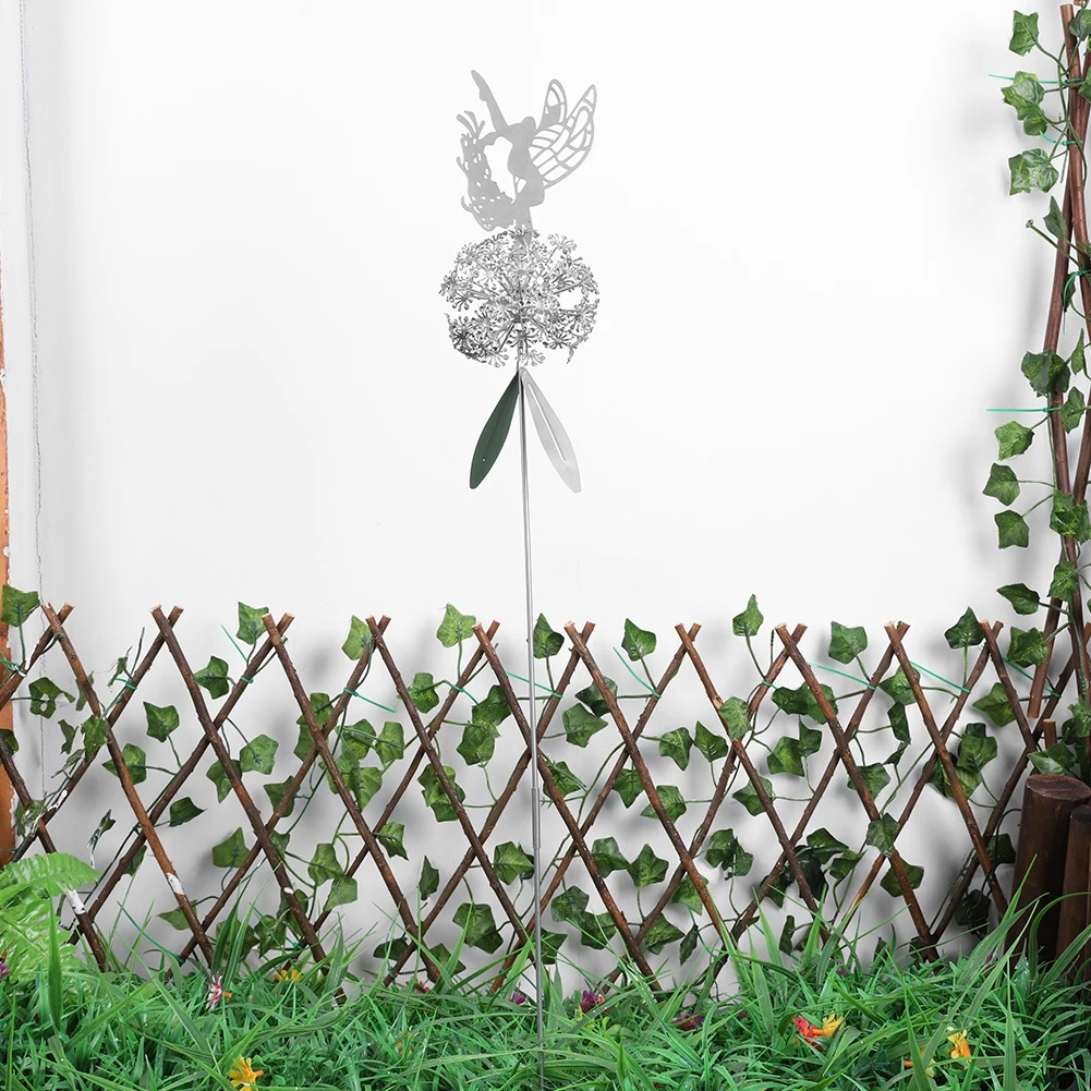 

Сказочный кол с одуванчиком, водонепроницаемая танцевальная сказочная статуя, декоративный пейзажный знак, праздничный садовый кол для дома и улицы
