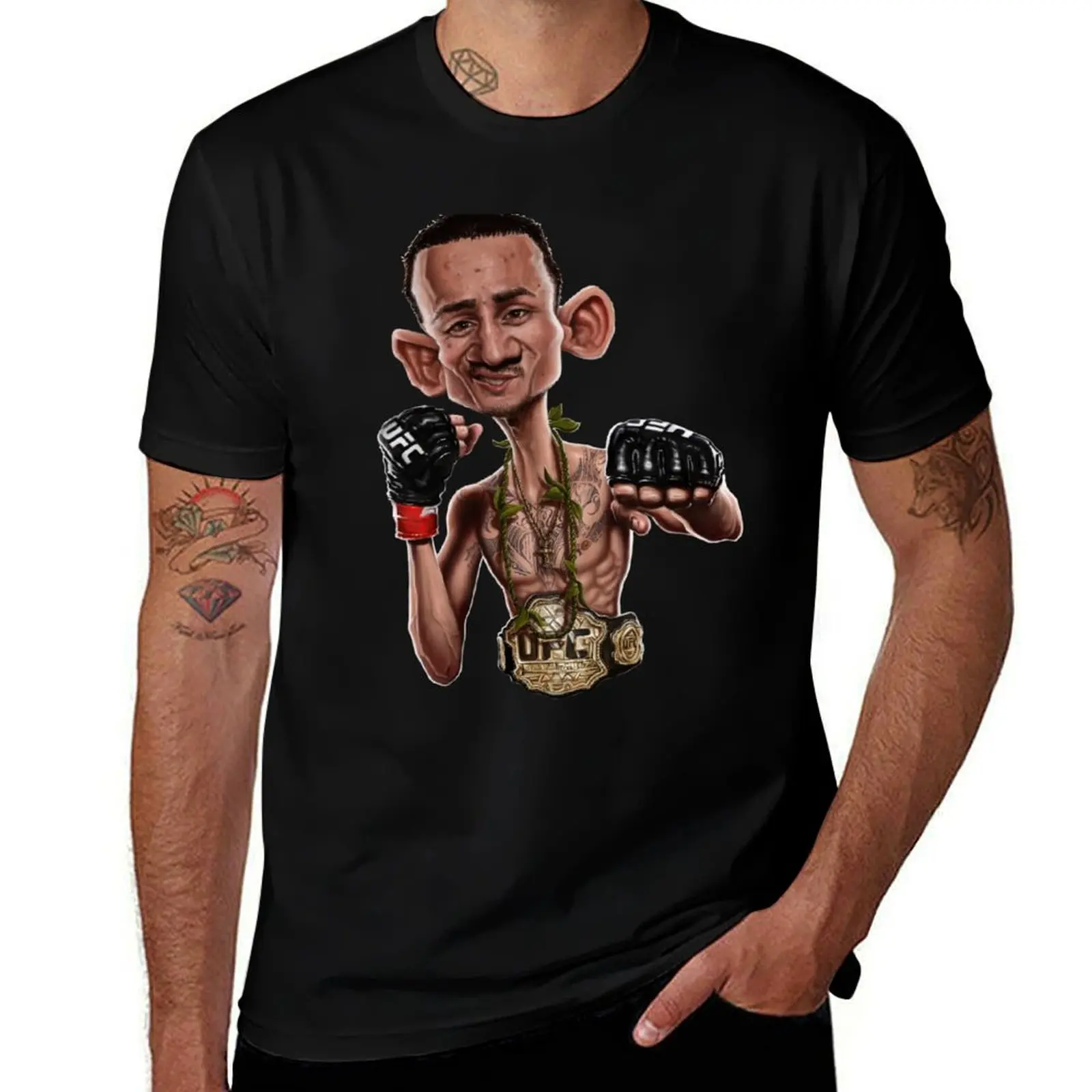 

Max Holloway T-Shirt man t shirts high quality luxury brand man t shirt graphic t shirt man casual T-Shirt