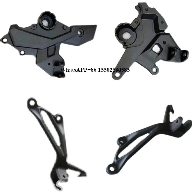 

Motorcycle Front Footrests Foot Pegs Pedal Bracket for Kawasaki Ninja Z650 2020 2021
