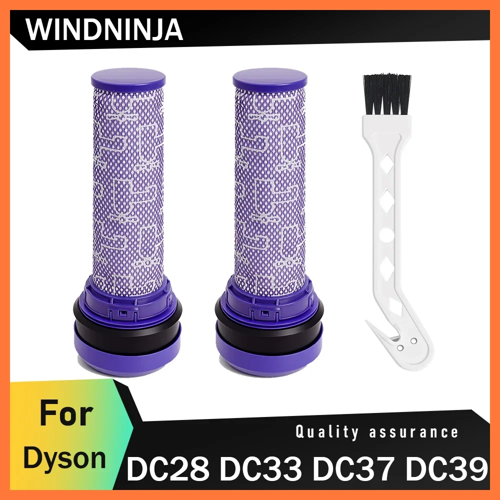 Запасная часть фильтра для пылесоса Dyson DC28 DC33 DC37 DC39 DC41 DC53, моющийся ствол, фильтр предварительной очистки с аксессуаром для щетки