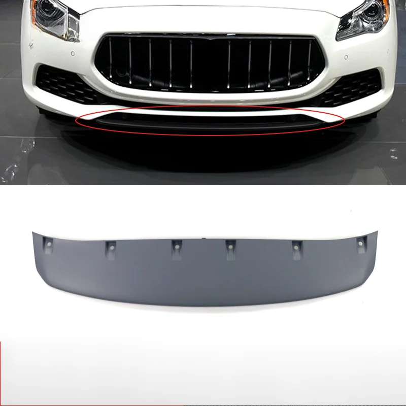 673006999 For Maserati Quattroporte M156 2017-2023 Front Bumper Spoiler Lower Guard Board Fender Diffuser Accessories