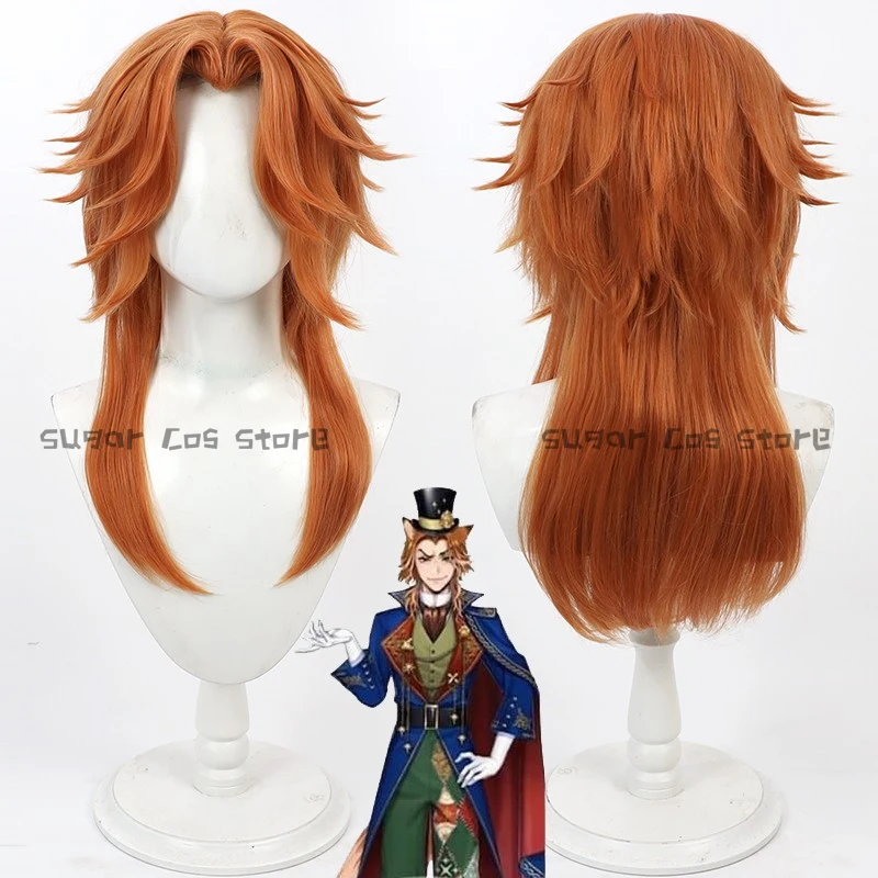 

Аниме Twisted Wonderland Fairyland Танцующие куклы и мечтательный парк развлечений Fox Косплей Парик Коричневые термостойкие синтетические волосы