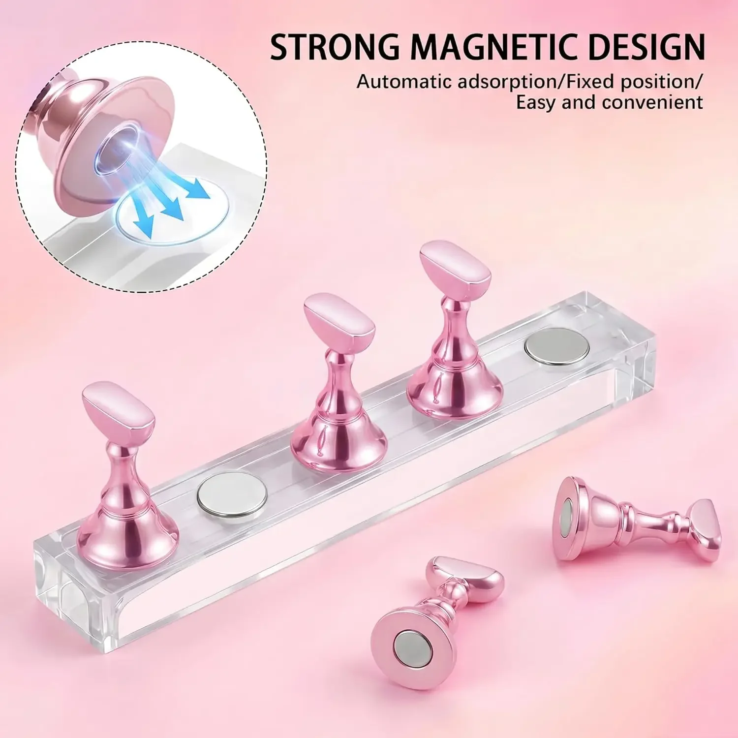 DIY Nail Art Brush Set, including nail painting brushes/double-ended dotting pens/nail practice stand/sticky modeling clay