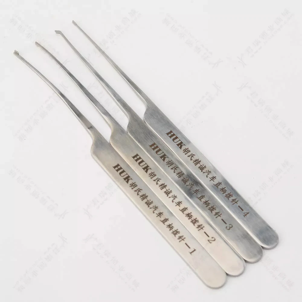 4PCS/SET High Quality Auto and Civilian Lock Cylinder Straight Handle Tool