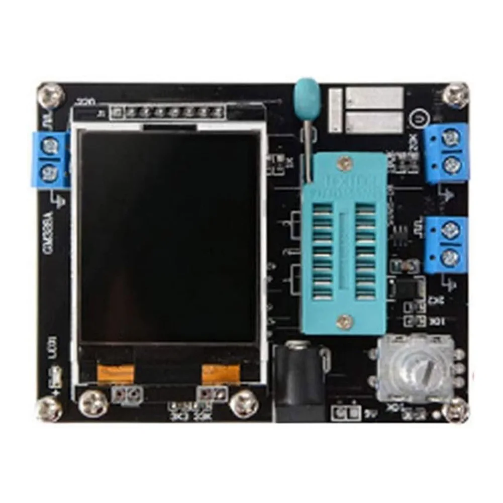 

Тестер транзисторов с поворотным переключателем для электронных испытаний, 3.7 * 3 см (1.45 * 1.18 дюйма), инструмент для тестирования транзисторов