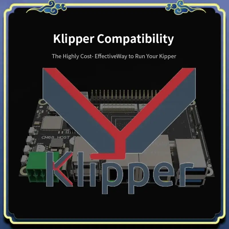 

Хост-бокс A86P-CM68 и основная плата CM68 — совместимый выход 2X1000 м Ethernet 5XUSB-порт Cortex-A55 Canbus для Klipper Voron