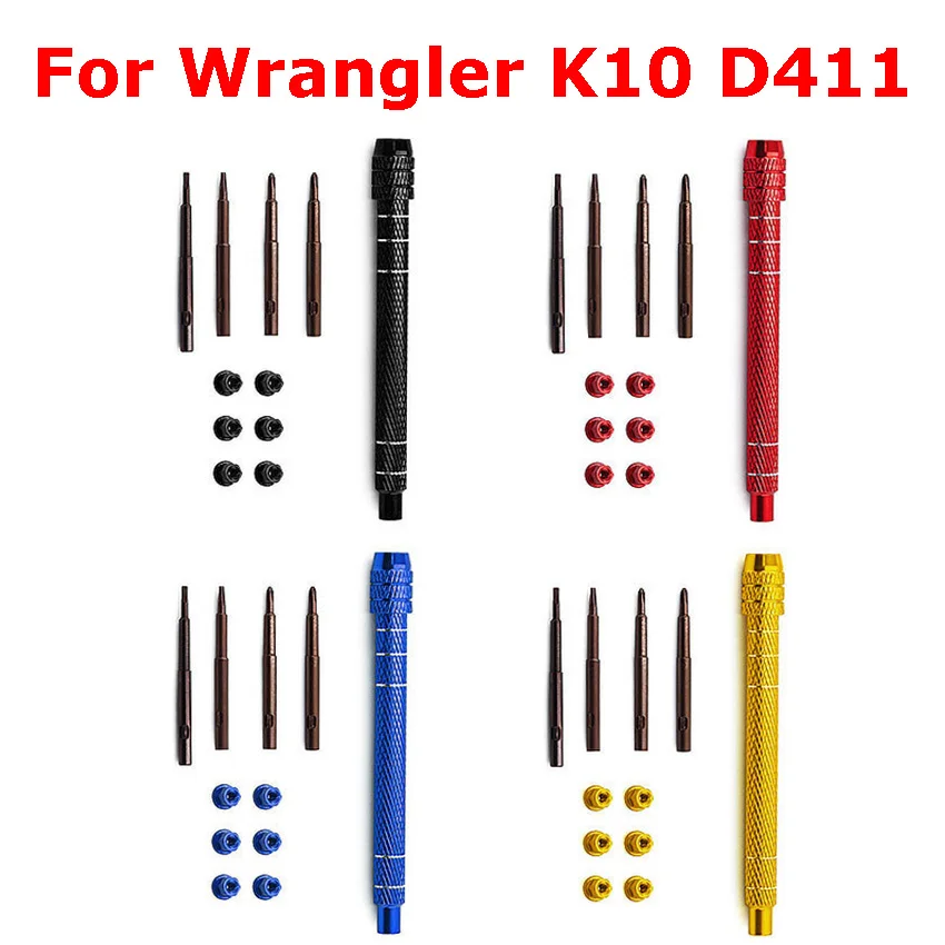 

For Wrangler K10 D411 Screwdriver Tool Set Phillips Screwdriver and Socket Tool Set RC Crawler Accessories