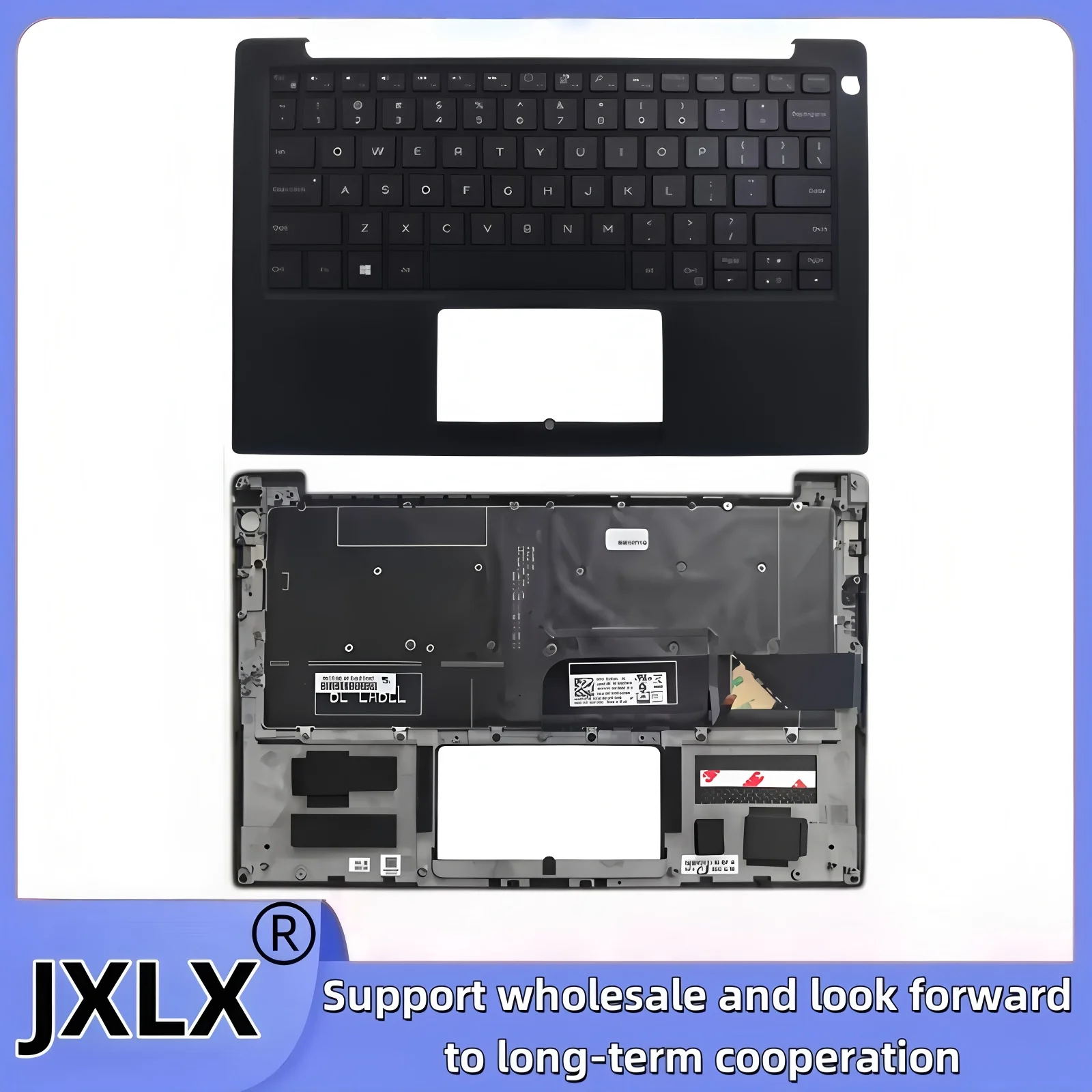 JXLX® New for Dell XPS 13 9370 9380 7390 9305 Laptop Upper Case Palmrest Cover/Palm rest with keyboard KPRW0 0KPRW0