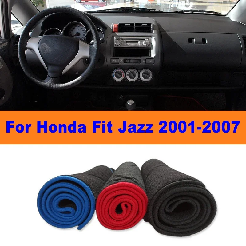 

Anti-Glare Dashboard Cover Dash Mat Non-Slip Sun Shade Pad Interior Protector For Honda Fit Jazz 2001-2007 2002 Car Accessories