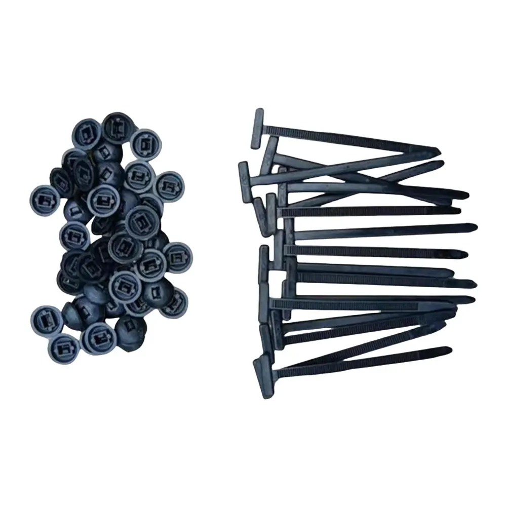 Abraçadeiras de cabo de nylon com travamento automático, fivela universal para pára-choques, guardas de motor e fixação DIY