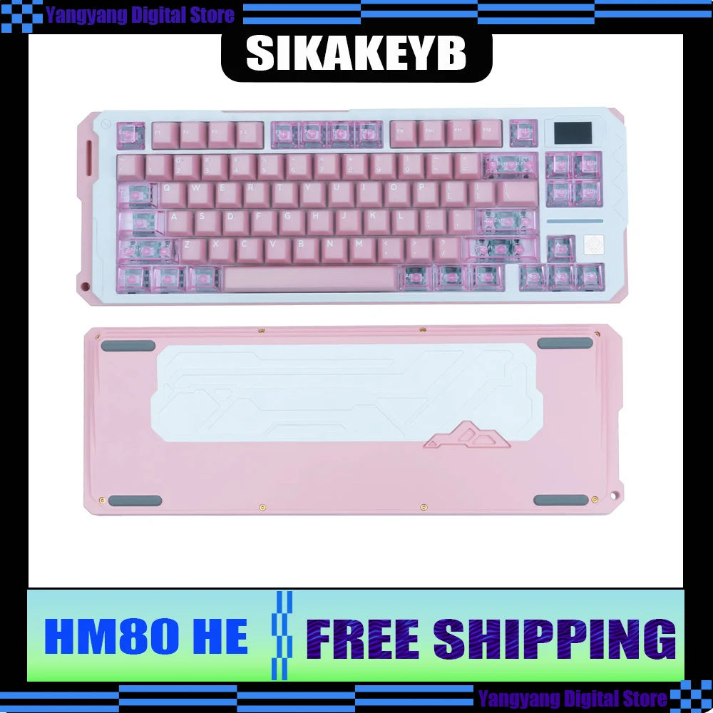 

Sikakeyb Castle Hm80 HE Magnetic Switch Keyboard Aluminum Alloy Wired Keyboard RGB Gateron 8k Gaming Keyboard For Valorant FPS