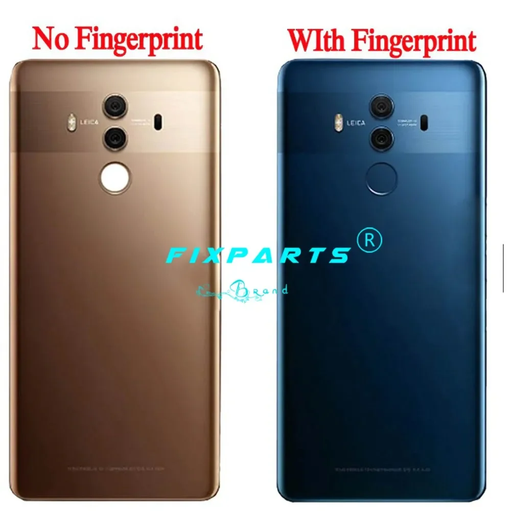 For Huawei Mate 10 Pro Battery Cover Door Rear Glass Housing Case Replacement BLA-L29 L09 AL00 A09 Back Cover With Fingerprint