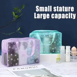 5PCS Women Swimming Bag Handbags Transparent PVC Plastic Pool Beach Makeup Organizer Toiletry Storage PVC Bag