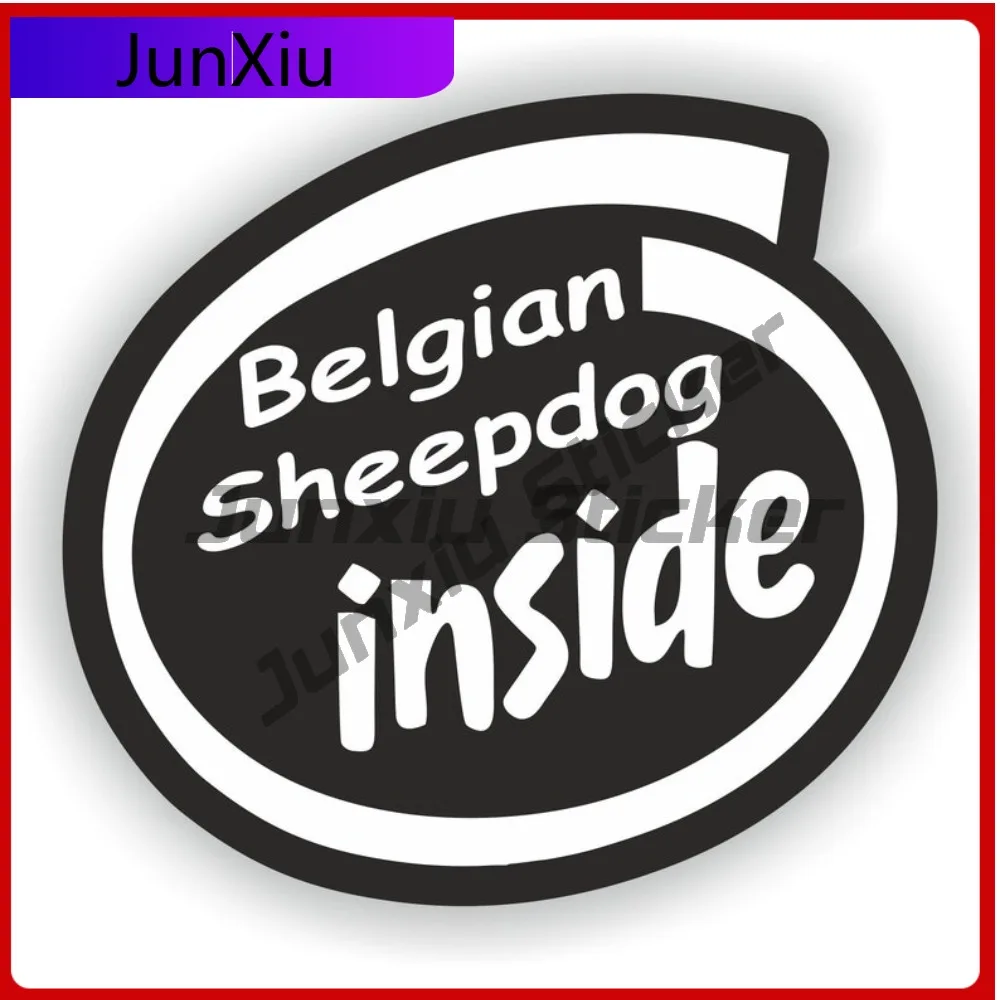 

Belgian Sheepdog Dog Inside Decals Custom Sticker Rv Car Decoration Guitar Accessories Ebike Truck Camper Bumper Suv Decals Deco