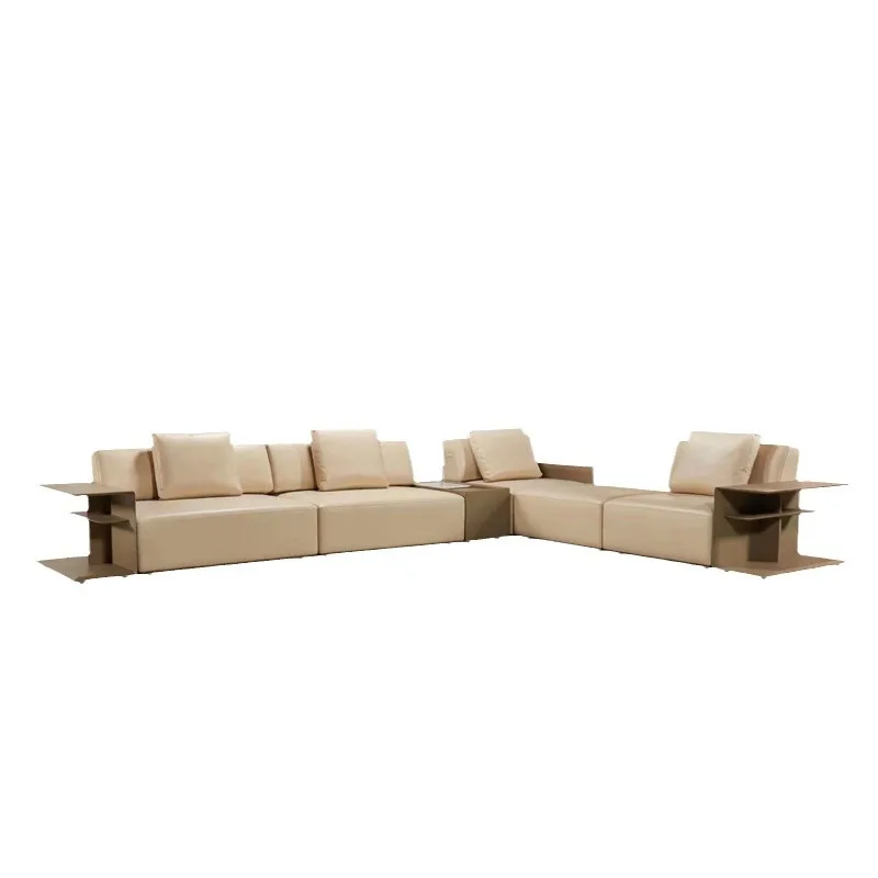 

Free, combination, sofa, living room, all leather, high-end, villa, space