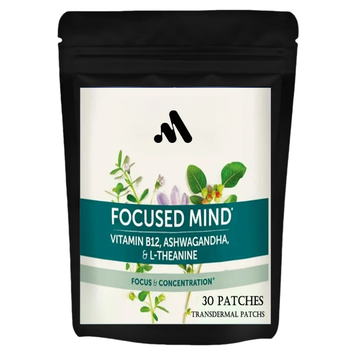 

Focused Energy Transdermal Patches with L-Theanine Focus & Performance Brain Booster – 30 Patches One Month Supply