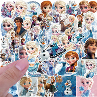 50Pcs Frozen Stickers Aisha Theme Stickers Laptop Phone Water Cup Skateboard Guitar Motorcycle Cute Cartoon Stickers Decals