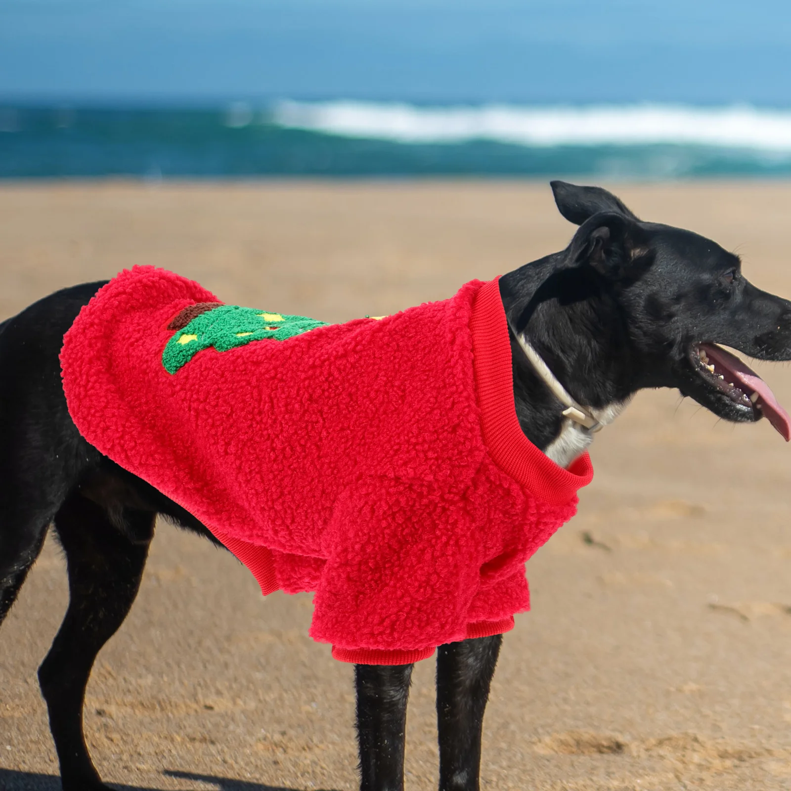 

Christmas Pet Clothes Xmas Dog Costume Warm Clothing for Dogs XL Size Holiday Decorative Thick Puppy Sweatshirt Dog