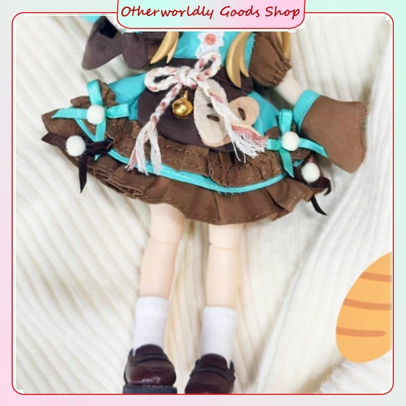 Come4free Dessert Series Mint Raw Chocolate Doll Outfit 1/12 Ob11 Bjd Skirt Doll Clothes Decoration Cute Holiday Gift Toys
