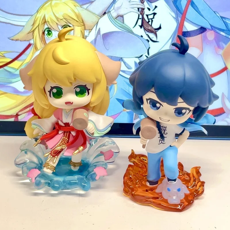 

Funism Fox Spirit Matchmaker Морской клят Mountain Alliance Blind Box Series Фигурки Фигурки Игрушки Подарок на день рождения Игрушка
