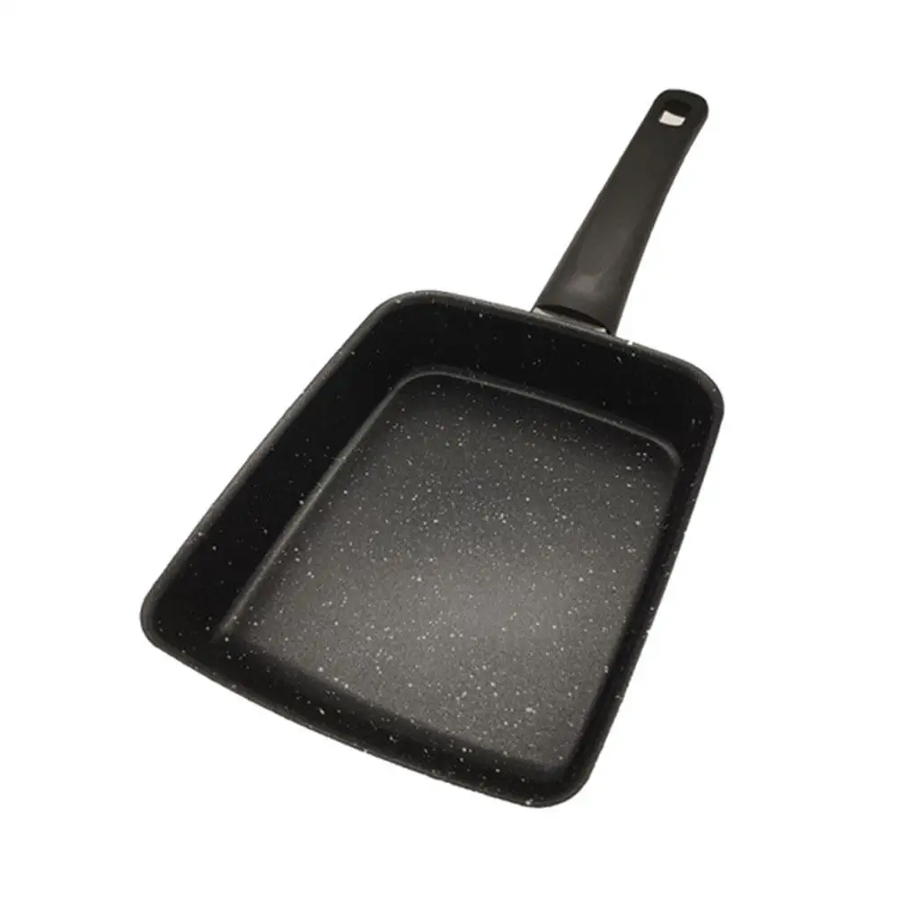 Pot Square Frying Pan Flat Bottom Mini Egg Cooker Non-stick Fried Cooking Griddle Breakfast Pan Egg Roll Frying Pan Fried Eggs