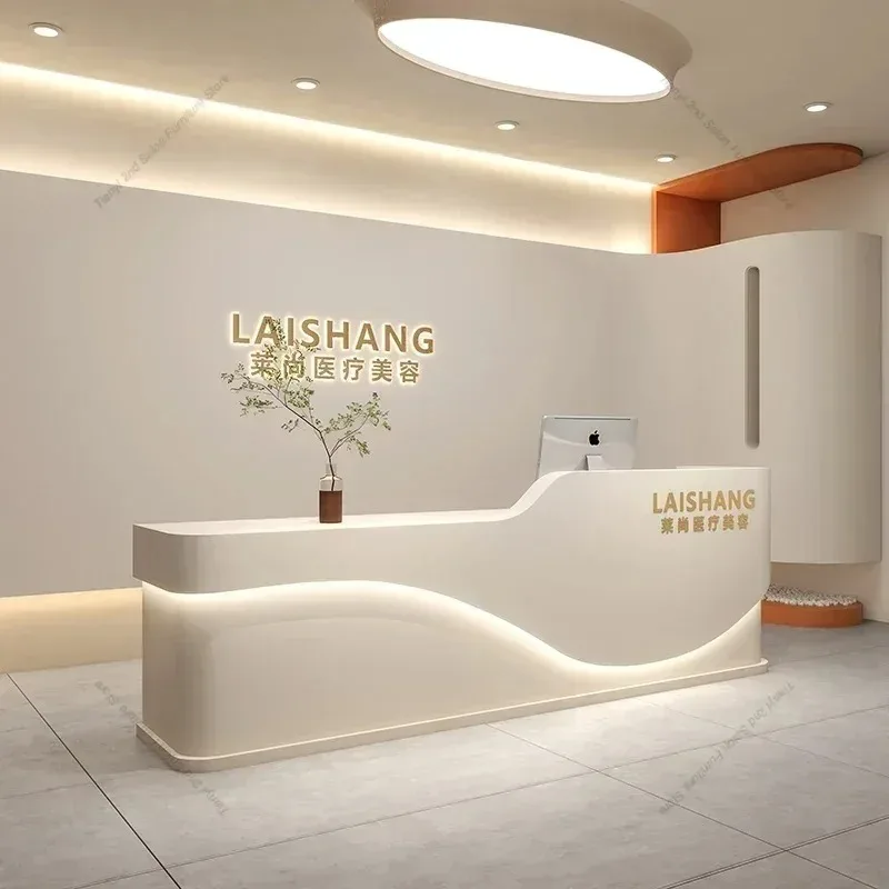 Furniture for Various Service Establishments - Reception Desks for Beauty Salons, Hair Salons, Clothing Shops and Dental Clinics