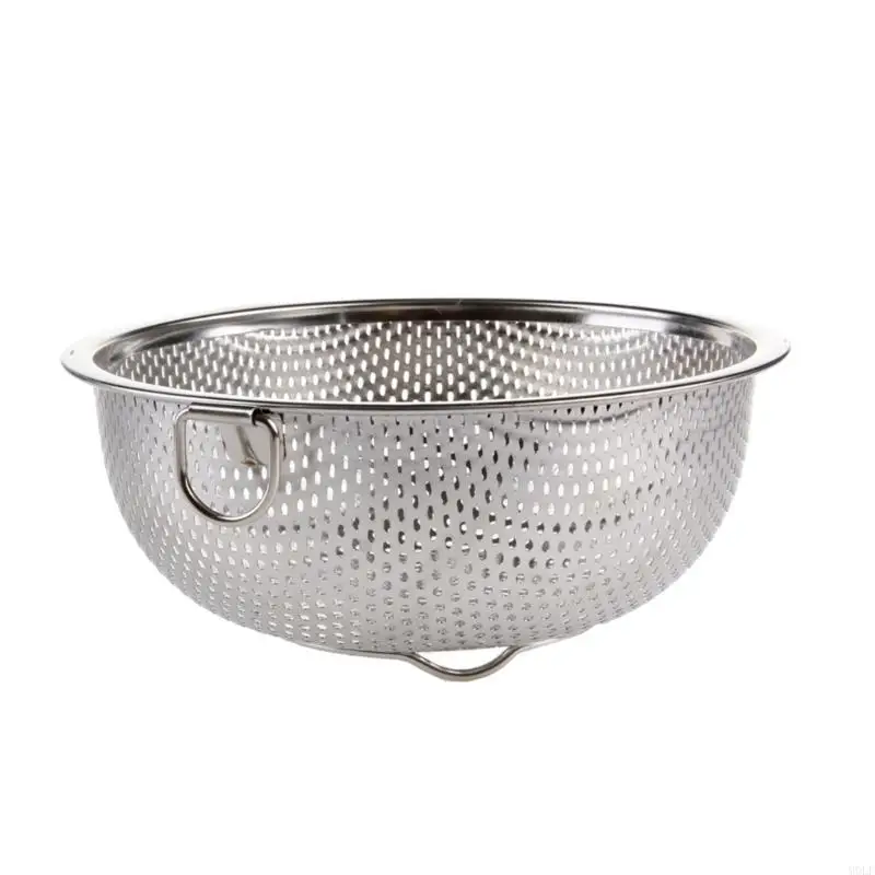 

MOLF Stainless Steel Kitchen Hole Dense Mesh Sifter Colander Strainer Sieve Baskets