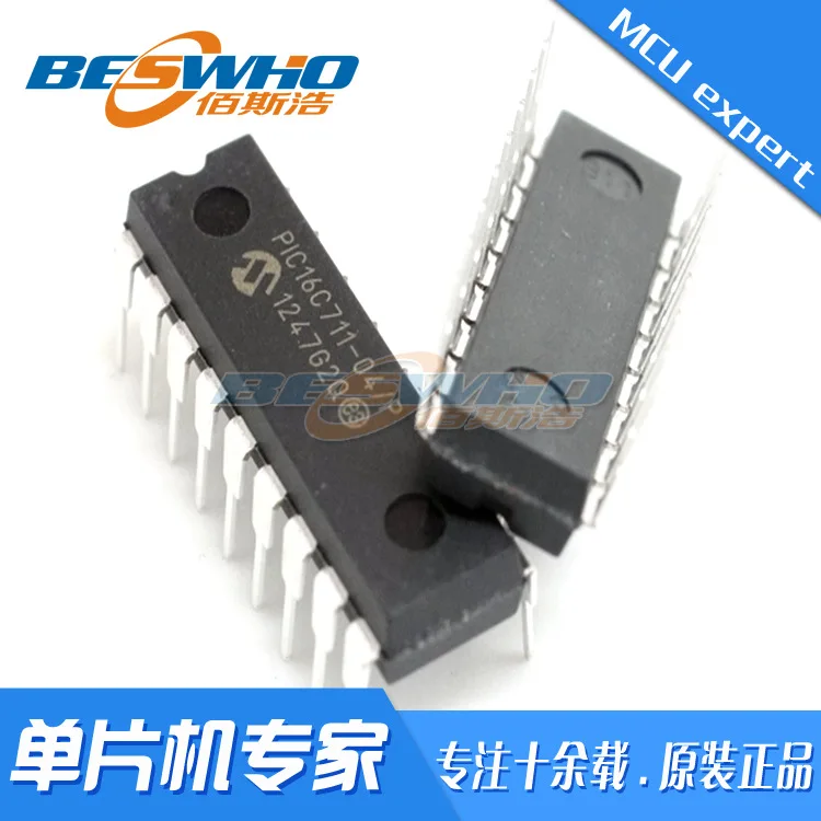 PIC16C711-04/P DIP18 Chip MCU MCU In-Line IC Tempat Asli Baru