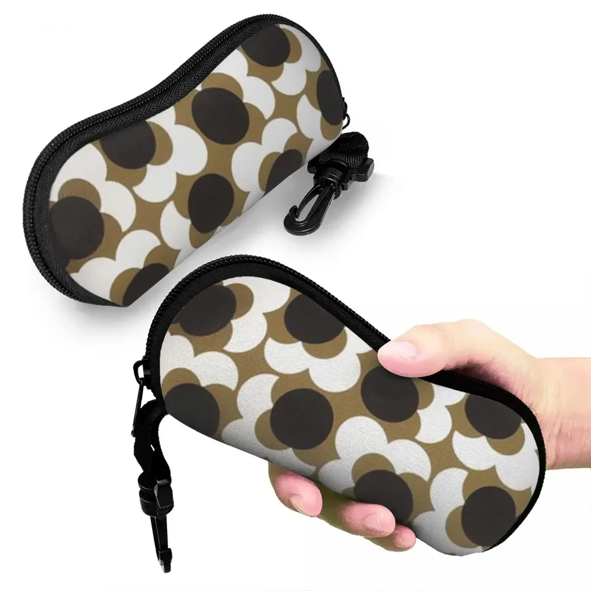 Custom Orla Kiely Wallpaper Glasses Case Fashion Flowers Floral Retro Shell Eyeglasses Case Sunglasses Box