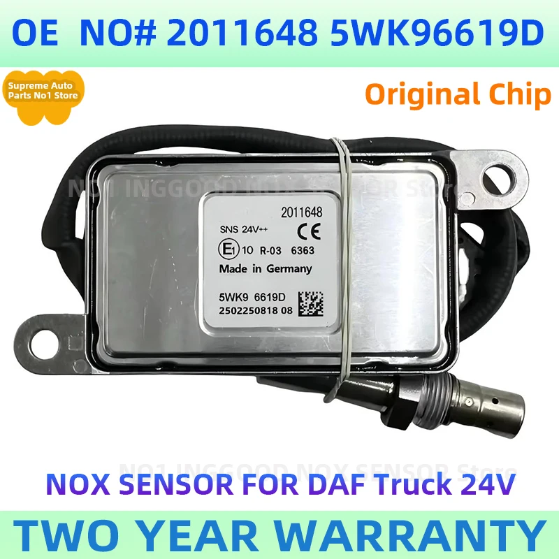 

Датчик NOx 5WK96619D 2011648 1793378 1836059 для грузовиков DAF, 24В, датчик оксида азота и кислорода
