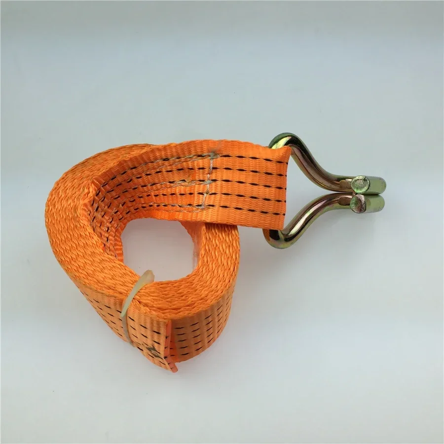 5T truck single strap 6 m + bundled with bundled with hook car cargo tightener fixed tight rope hook