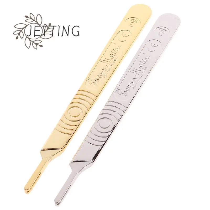 Calpel Handle Fits Blade Stainless Steel Surgical Hilt / Plastic Surgical Hilt Engraving Hand Tools Surgical Blade