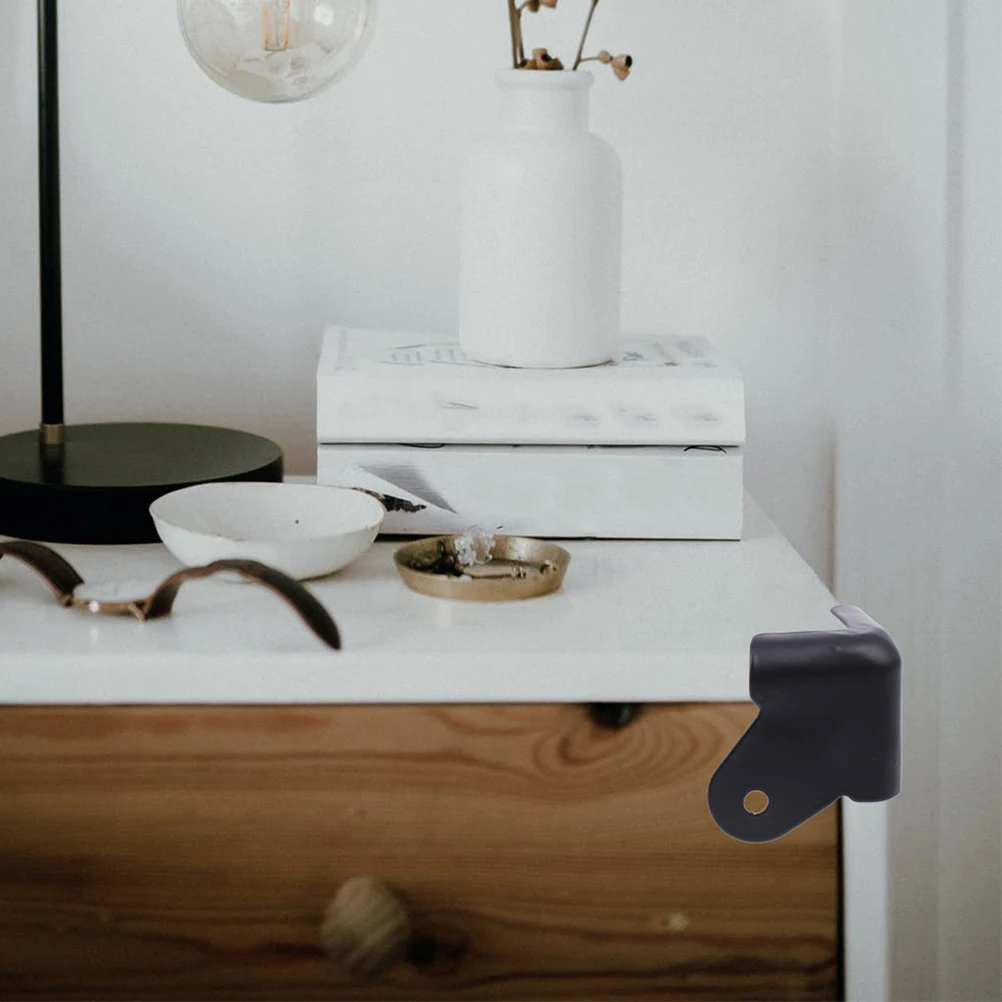 24 قطعة من أغطية الزوايا الواقية المضادة للتصادم زوايا مكبر الصوت الحديدية لخزائن وصناديق المجوهرات والأثاث