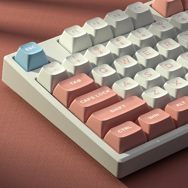 Mifuny DAGK ASA Original Keycap Custom Retro Keycaps Full Set PBT Two-color Forming Key Cap Ergonomical for Mechanical Keyboard