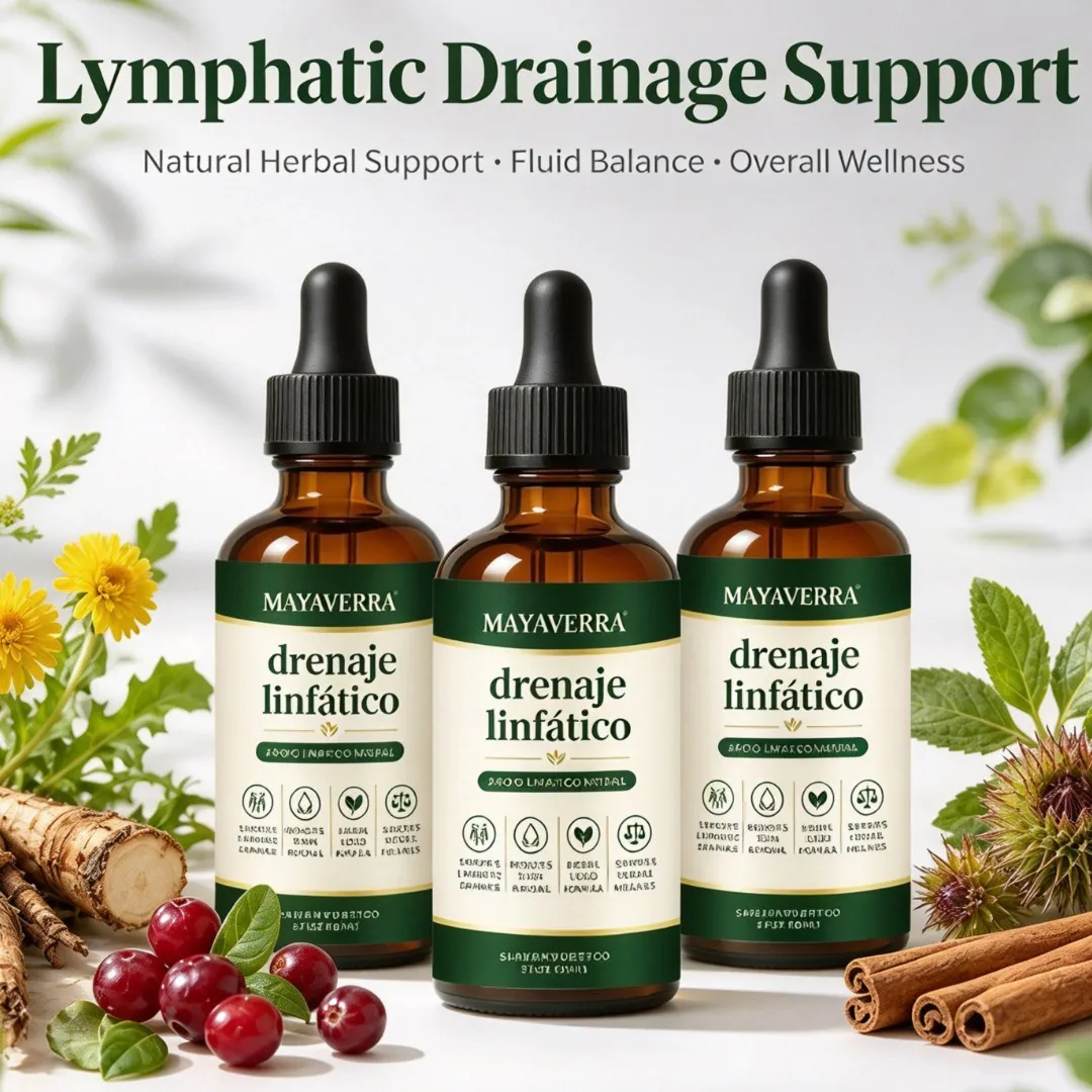 Women Men Herbal Serum Drops 60ml Refreshing Lymph Drainage Body Care Reduce Swelling Wellness Natural Organic Rejuvenate Drops