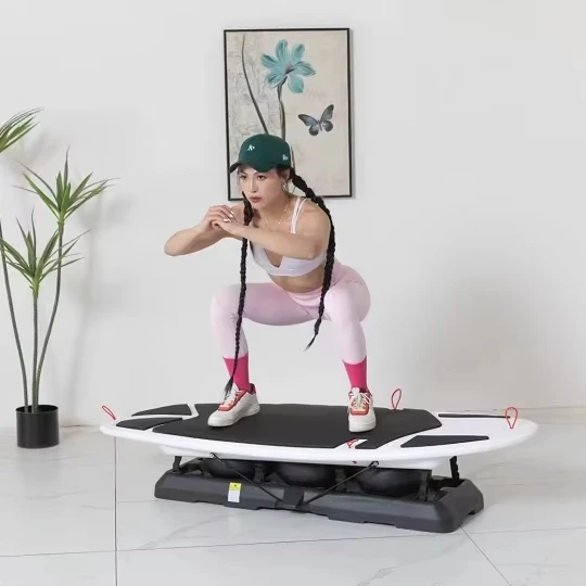 

2024 New Design Surfing Indoor or Outdoor with Balance Balls and Non-slip Stand up Balance Surfing Board for Sale