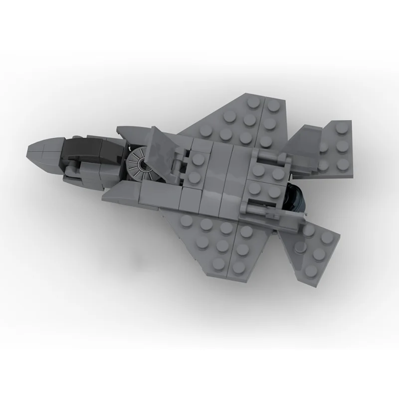F35 البرق الطائرات المقاتلة العسكرية الحديثة نموذج MOC قوالب بناء معدات الحرب وحدات التكنولوجيا الهدايا عطلة ألعاب أطفال