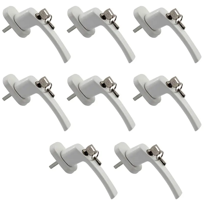 

Оконные ручки AEE8-8, длина оси 35 мм, запираемые ручки для окон с функцией наклона, замок для окон с защитой от детей, замок для закрытых окон.